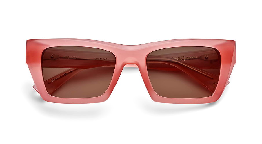 Das Bild zeigt die Sonnenbrille EPIC CO von der Marke Etnia Barcelona in rosa.